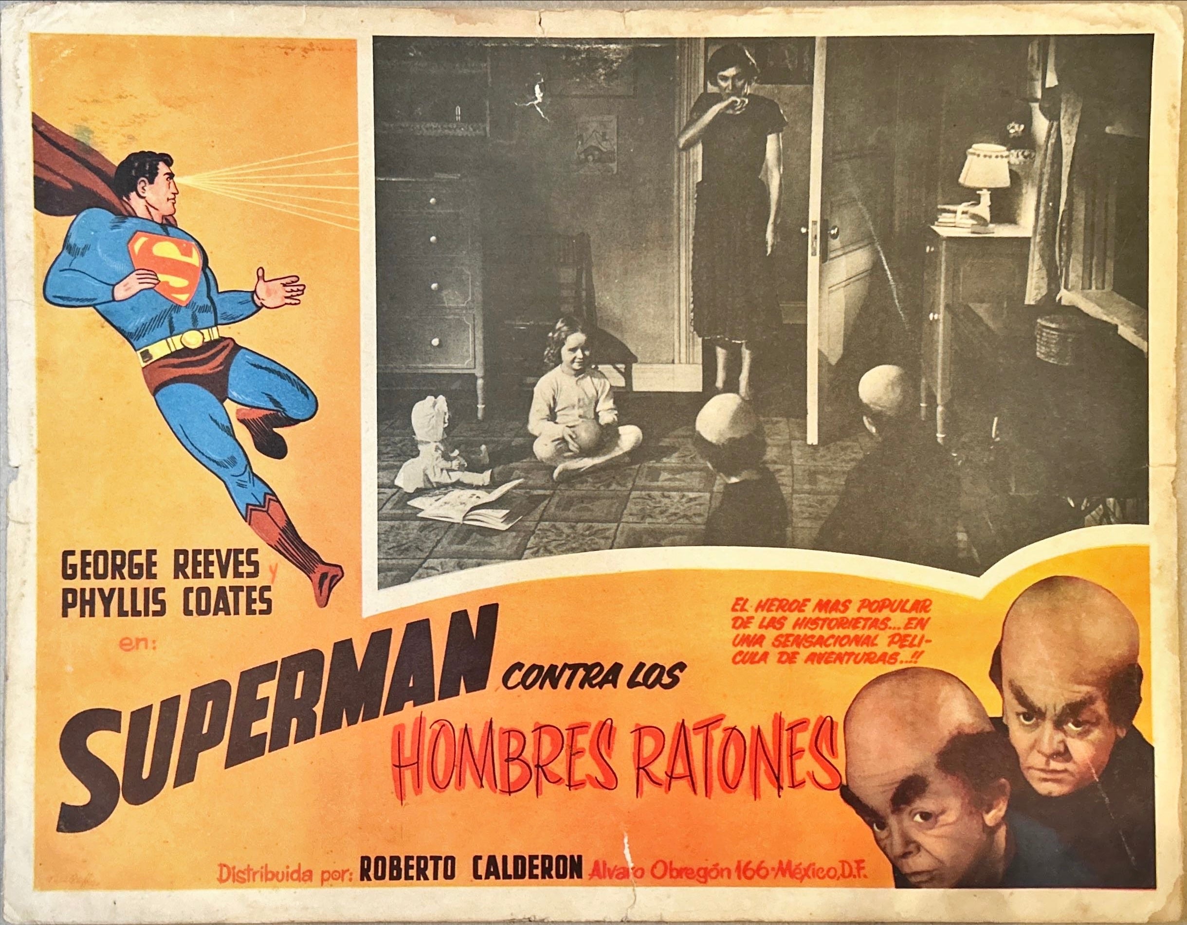 Superman & The Mole Men (1951) Lobby Cards - 2x MX
