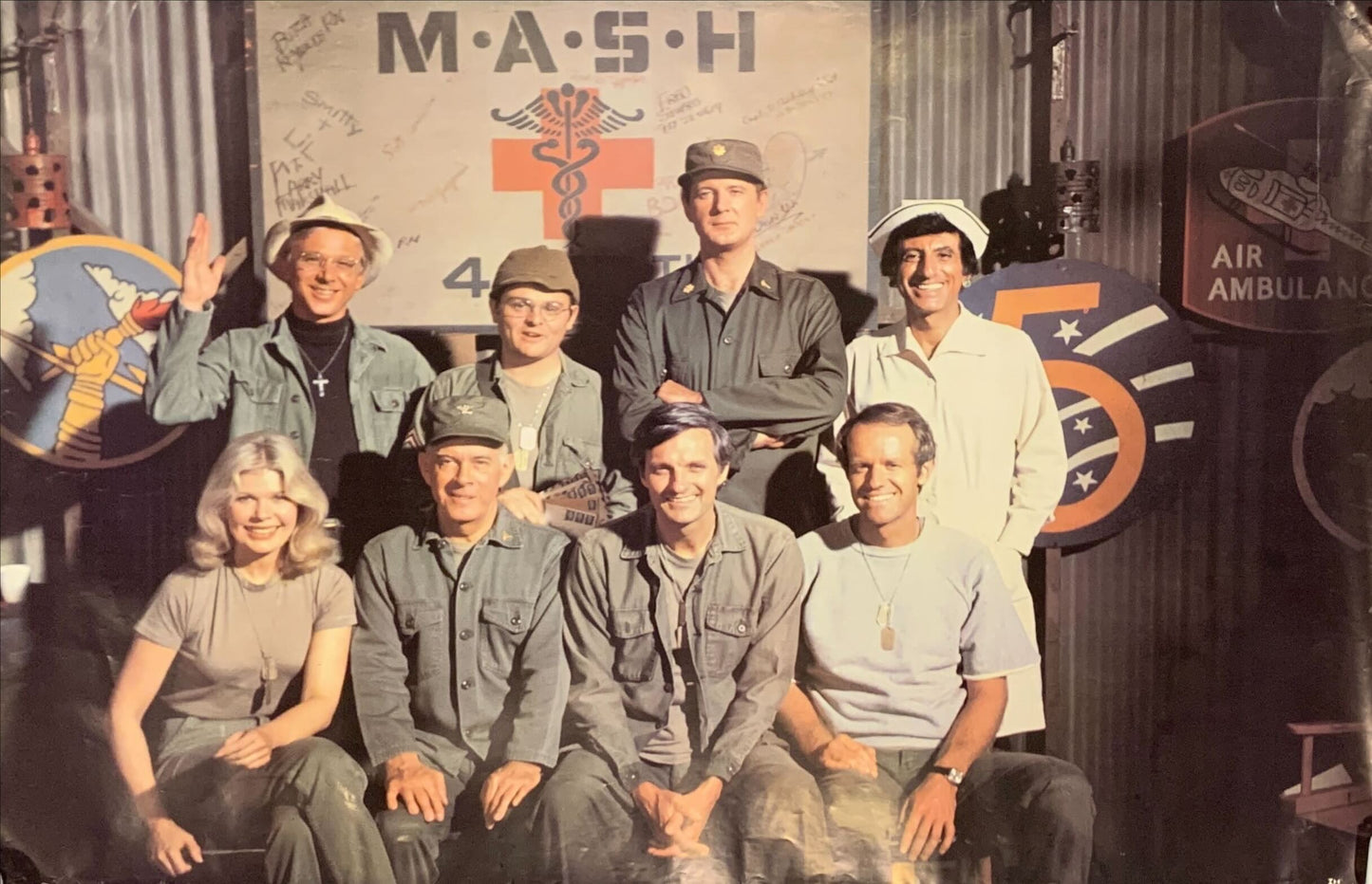 MASH (tv) 25x36 Dutch commercial poster '79 Alan Alda, Loretta Swit, Rogers, top cast