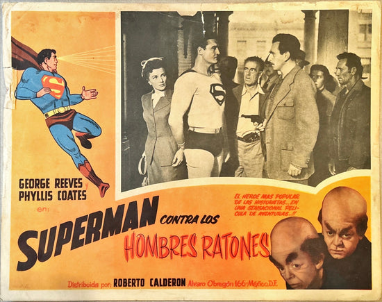 Superman & The Mole Men (1951) Lobby Cards - 2x MX