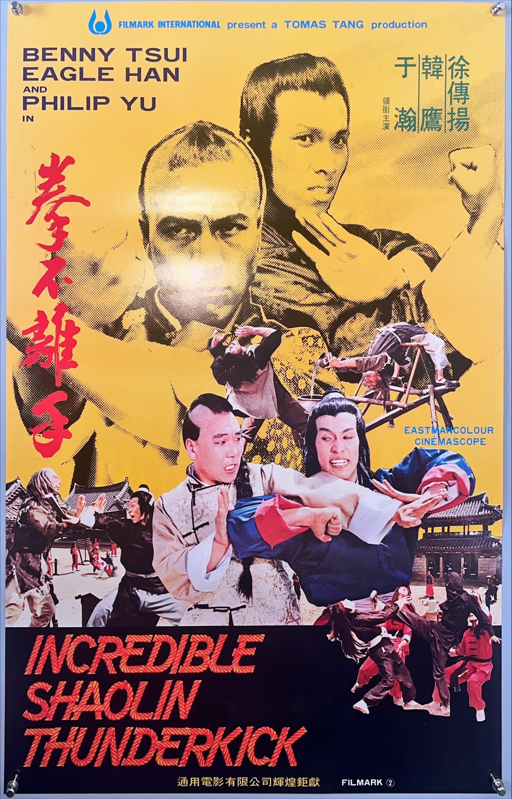 Incredible Shaolin Thunderkick (1984) Chinese Movie Poster