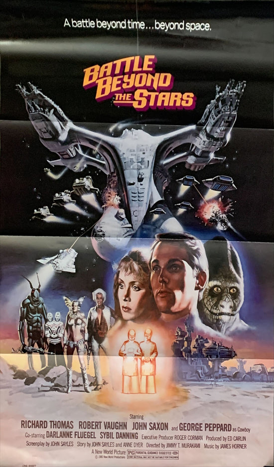 Battle Beyond the Stars, 1sh 1980 Richard Thomas, Robert Vaughn, Gary Meyer sci-fi art