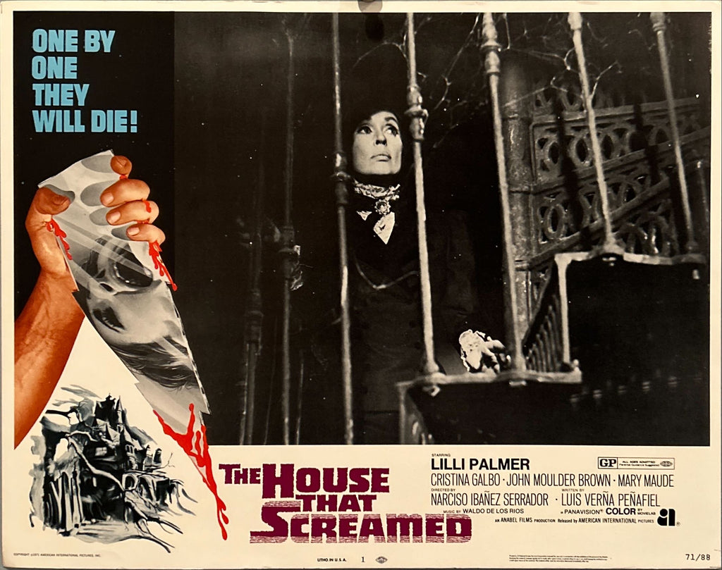 House that Screamed (1971) 8x Lobby Cards