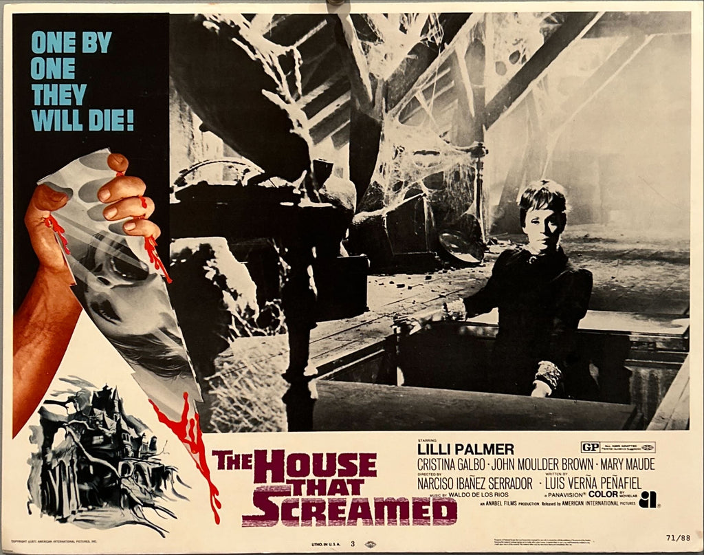 House that Screamed (1971) 8x Lobby Cards