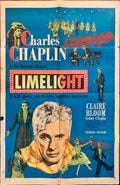 Limelight, 1952 many images of aging Charlie Chaplin & pretty young Claire Bloom