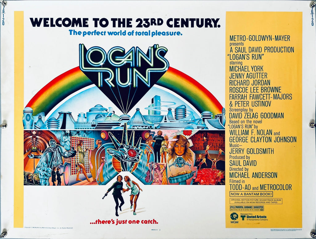 Logan's Run (1976) Half Sheet Movie Poster