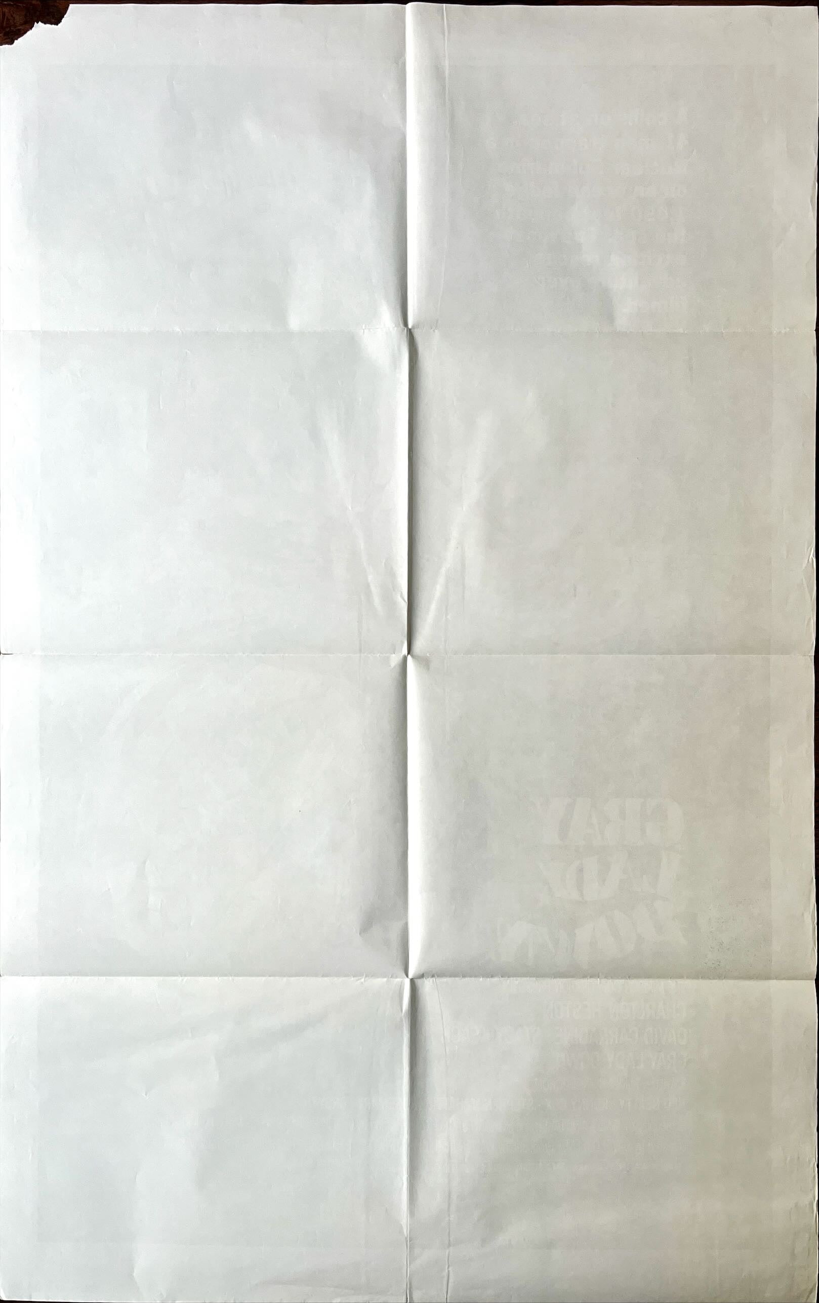 Gray lady down, 1sh 1978 Charlton Heston, David Carradine, cool submarine artwork