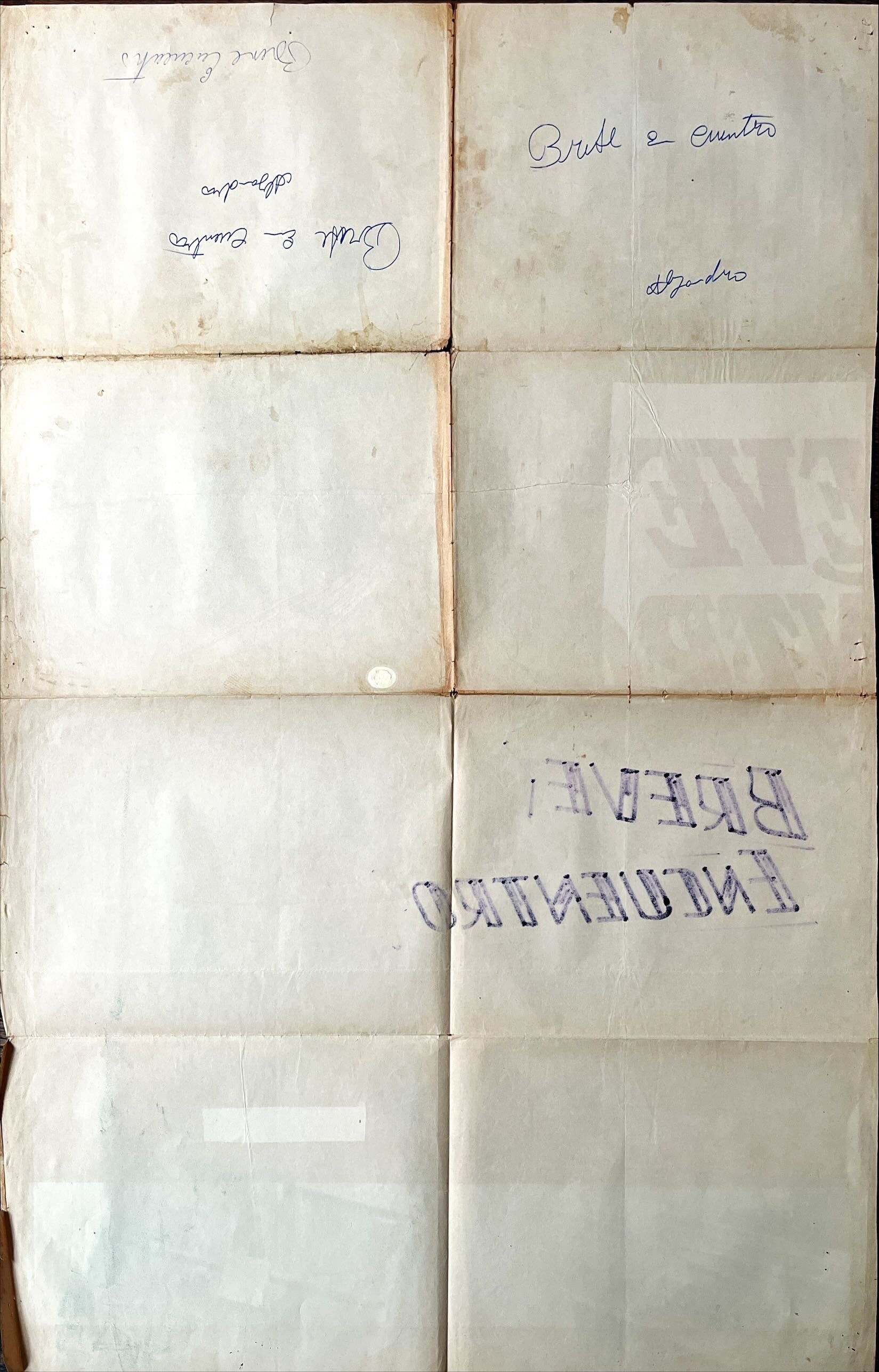 Brief encounter. Italian movie poster trimmed to one sheet size, Sophia Loren, Burton