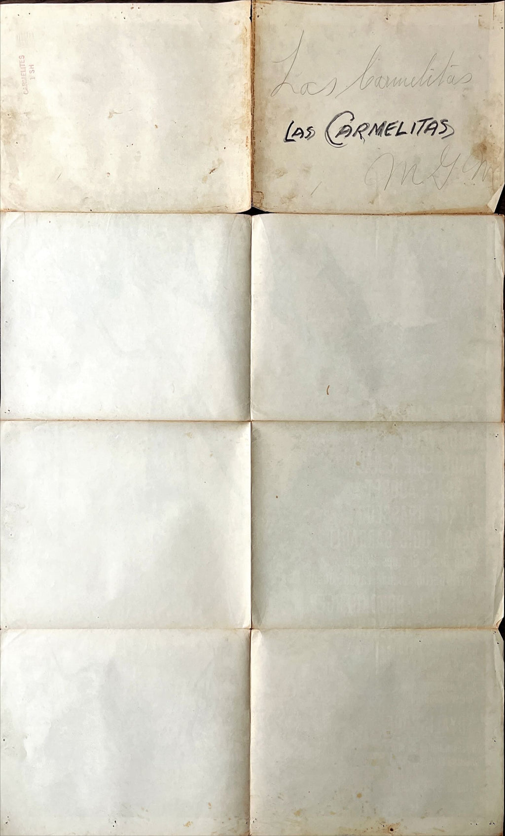 The carmelites 1sh '60 art of Catholic nuns Jeanne Moreau & Alida Valli facing soldier