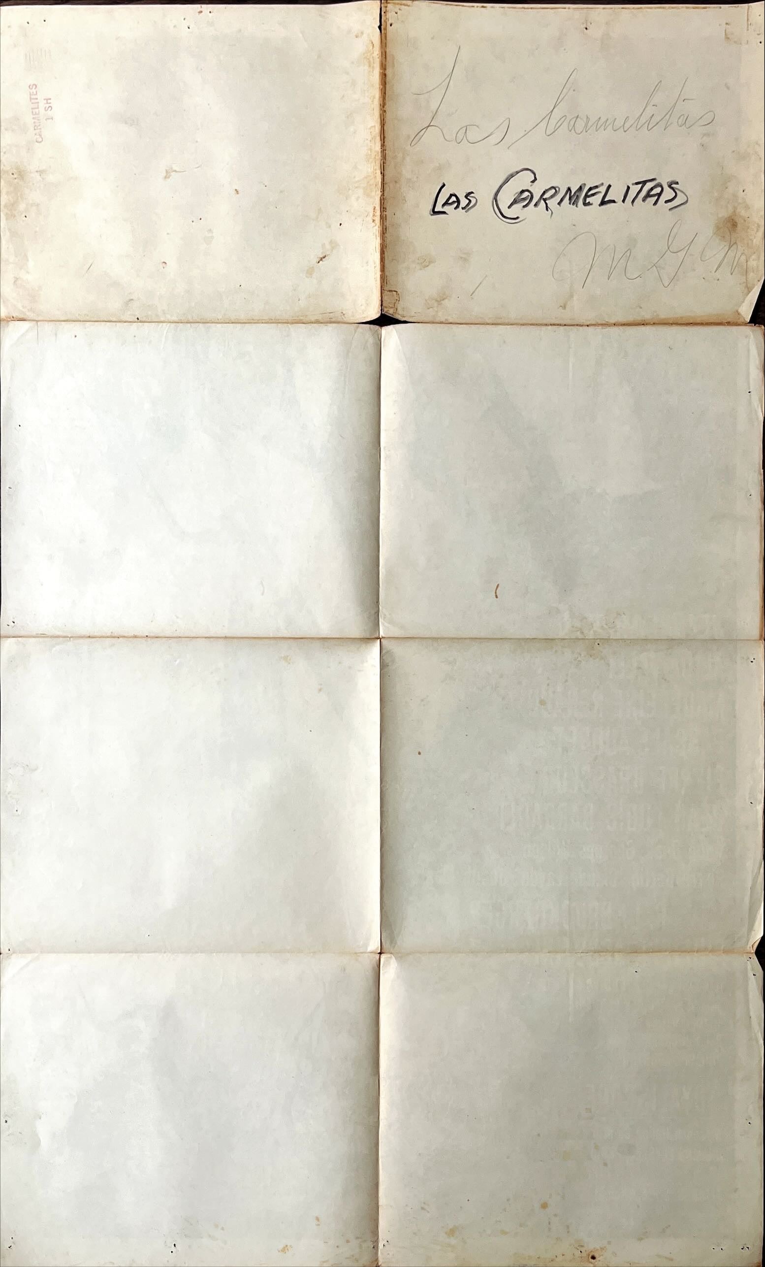 The carmelites 1sh '60 art of Catholic nuns Jeanne Moreau & Alida Valli facing soldier