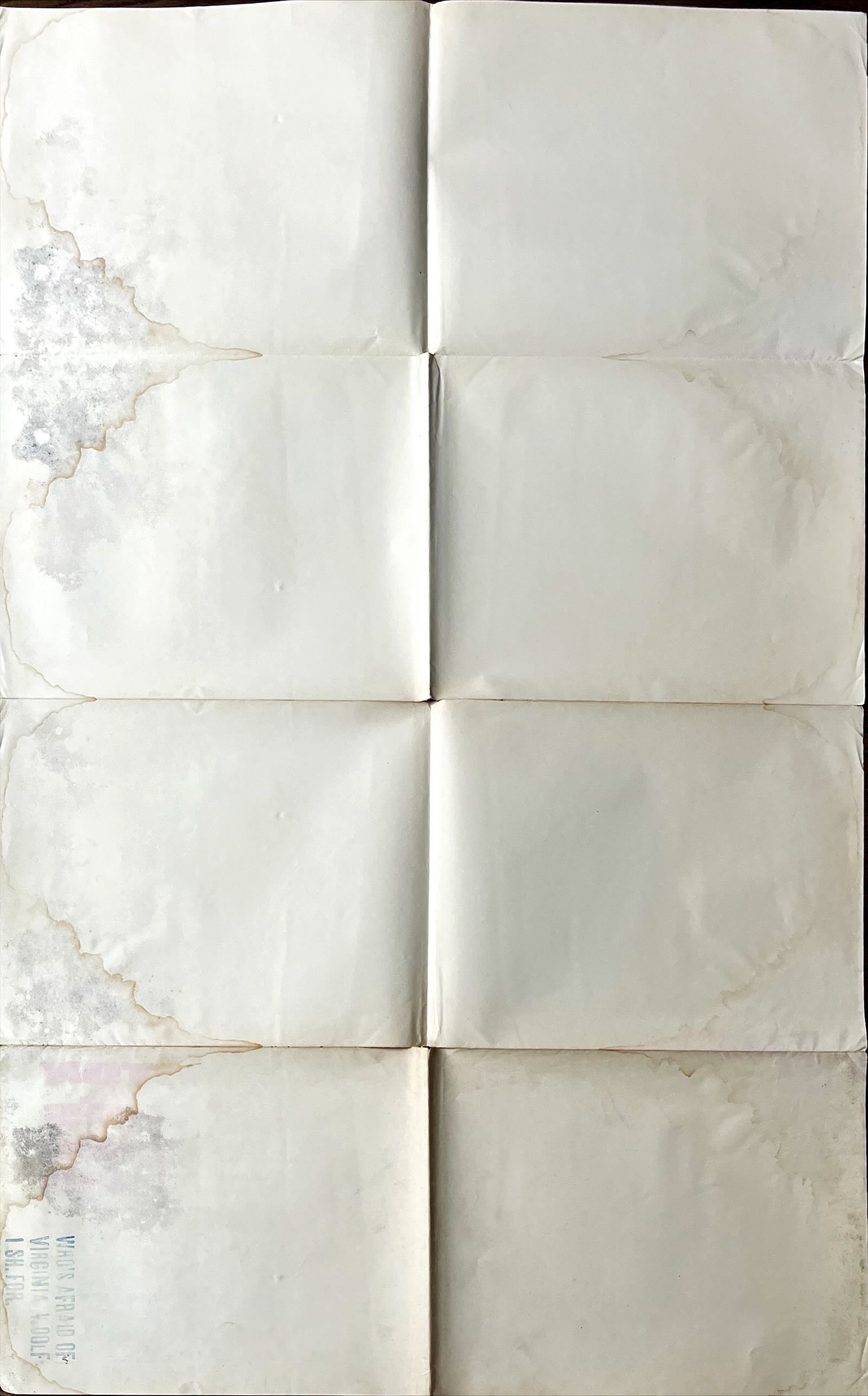 Who is afraid of Virginia Woolfe, 1sh 1966 Elizabeth Taylor, Richard Burton, Mike Nichols