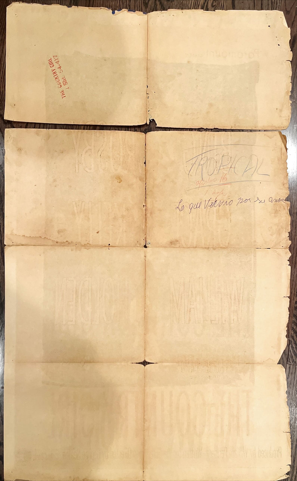 The country girl 1sh 1954 Grace Kelly, Bing Crosby, William Holden, by Clifford Odets