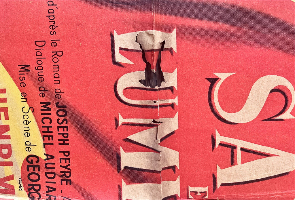 Sang et lumieres 31x23 French poster