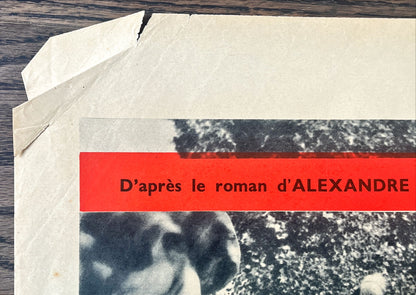 Miladi et les musketaires French 24x32 1953 Rossano Brazzi, Yvette Lebon, Angelo Cesselon art