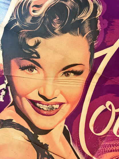 Tourbillon French 24x32 1954 art of sexy Monique Aissata, Raymond Cordy