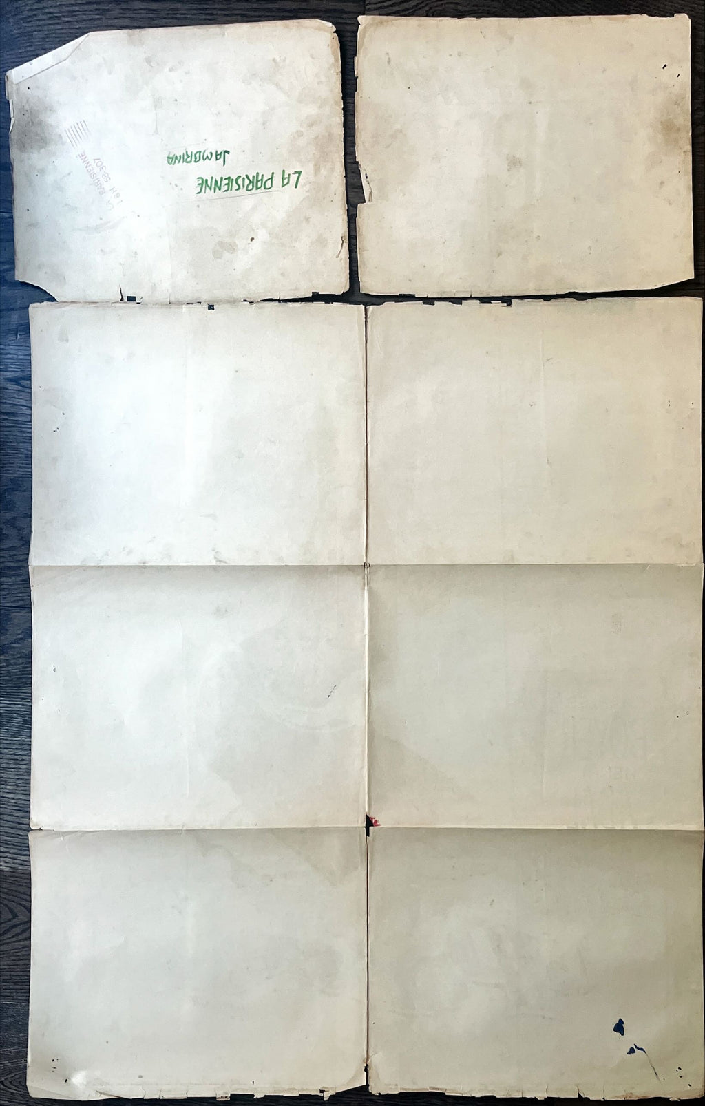 Le Parisienne, 1sh 1958 art of sexy Brigitte Bardot in red dress, her first big picture