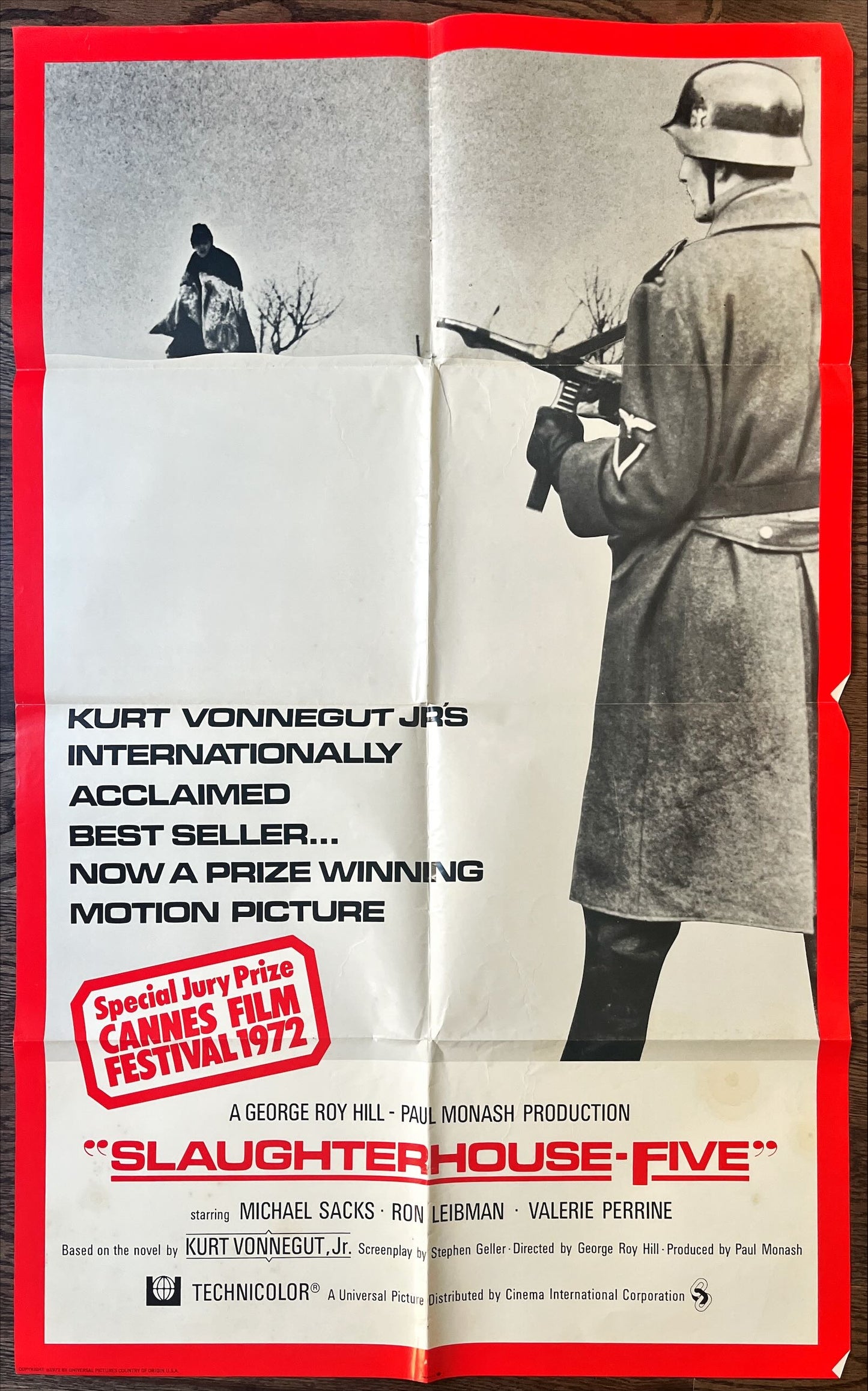 Slaughterhouse five int'l 1sh 1972 Kurt Vonnegut's internationally acclaimed best seller