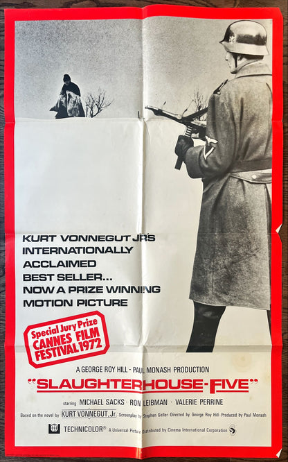 Slaughterhouse five int'l 1sh 1972 Kurt Vonnegut's internationally acclaimed best seller