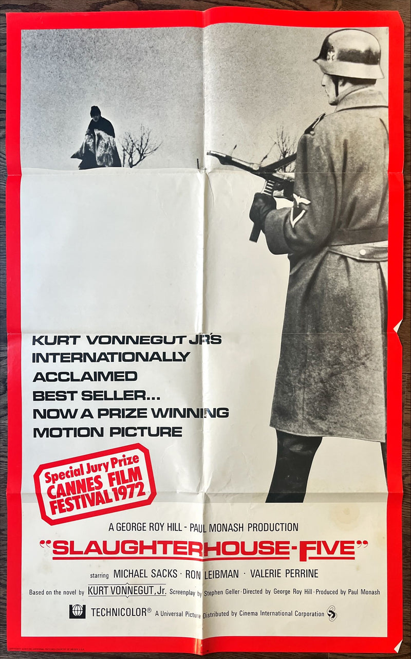 Slaughterhouse five int'l 1sh 1972 Kurt Vonnegut's internationally acclaimed best seller