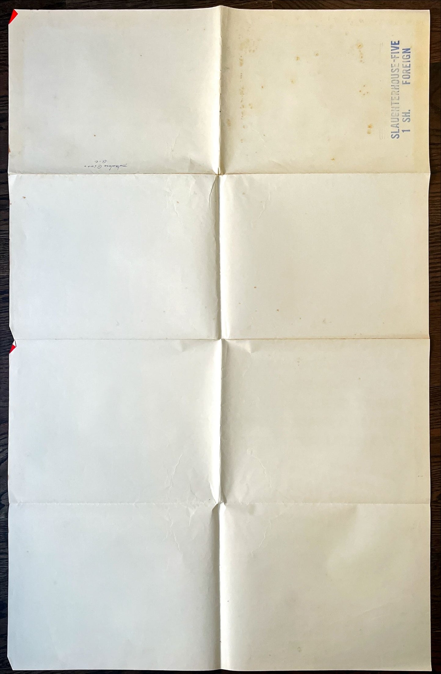 Slaughterhouse five int'l 1sh 1972 Kurt Vonnegut's internationally acclaimed best seller