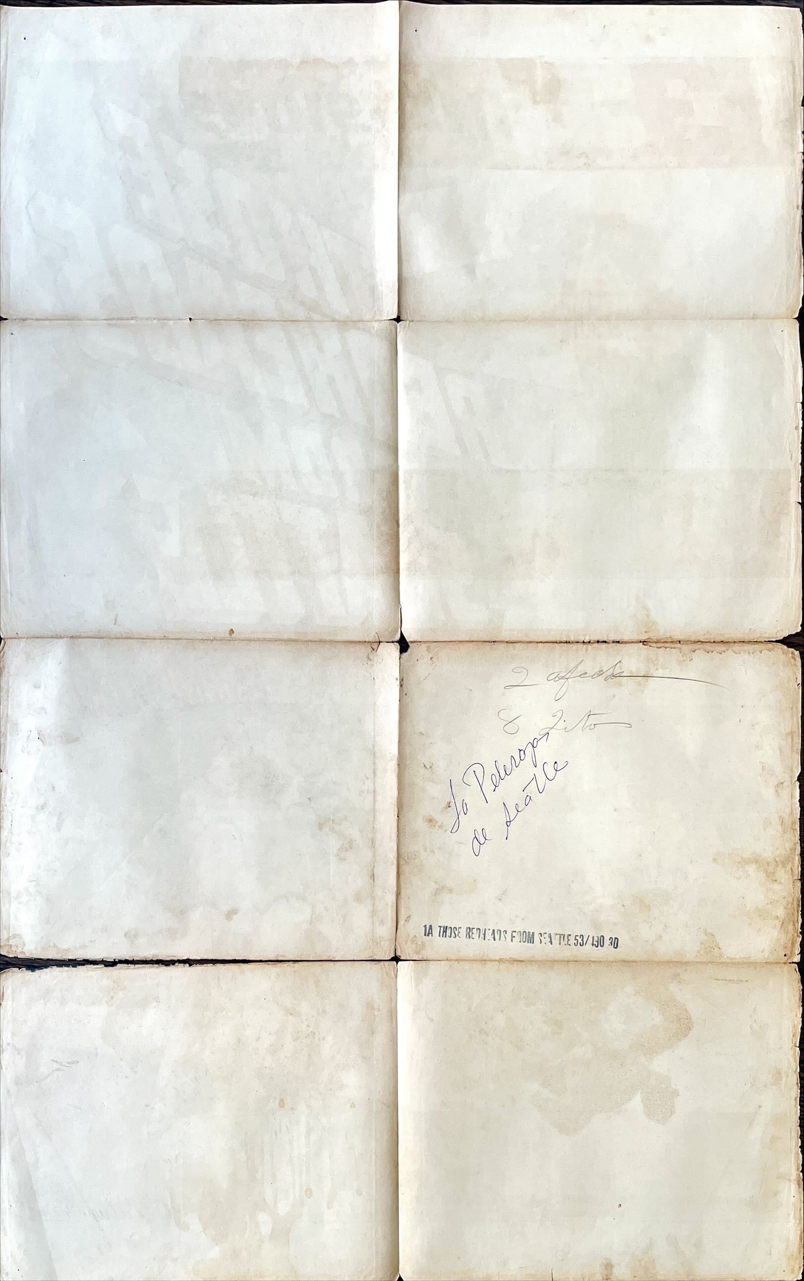 Those redheads from Seattle, 1sh '53 great 3D artwork image of sexy dancers!