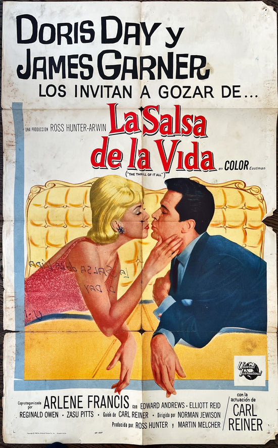 The thrill of it all Spanish original movie poster, &