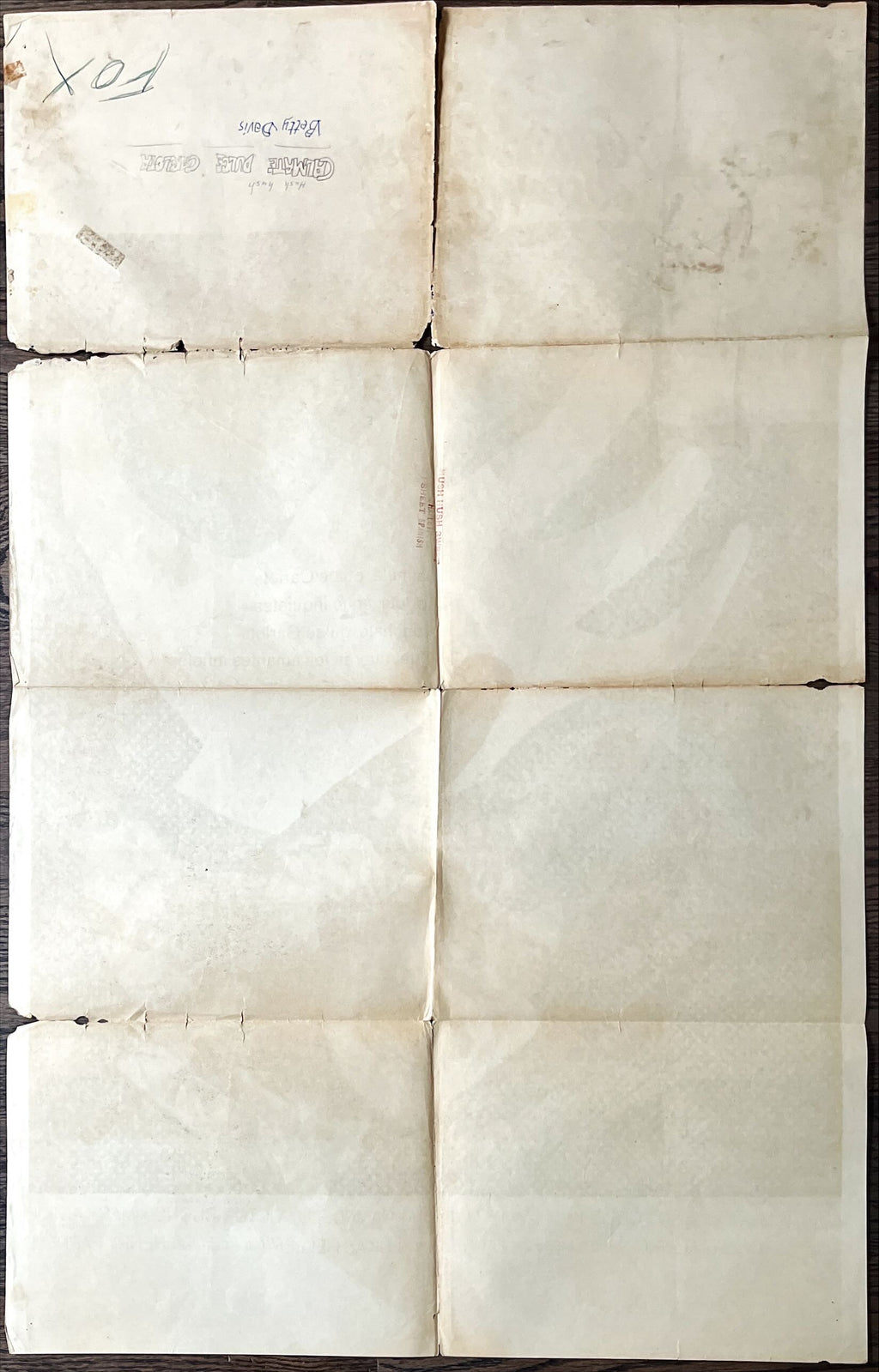 Hush, hush, sweet Charlotte, spanish original one sheet, 1sh 1965 Bette Davis, Olivia de Havilland, Robert Aldrich