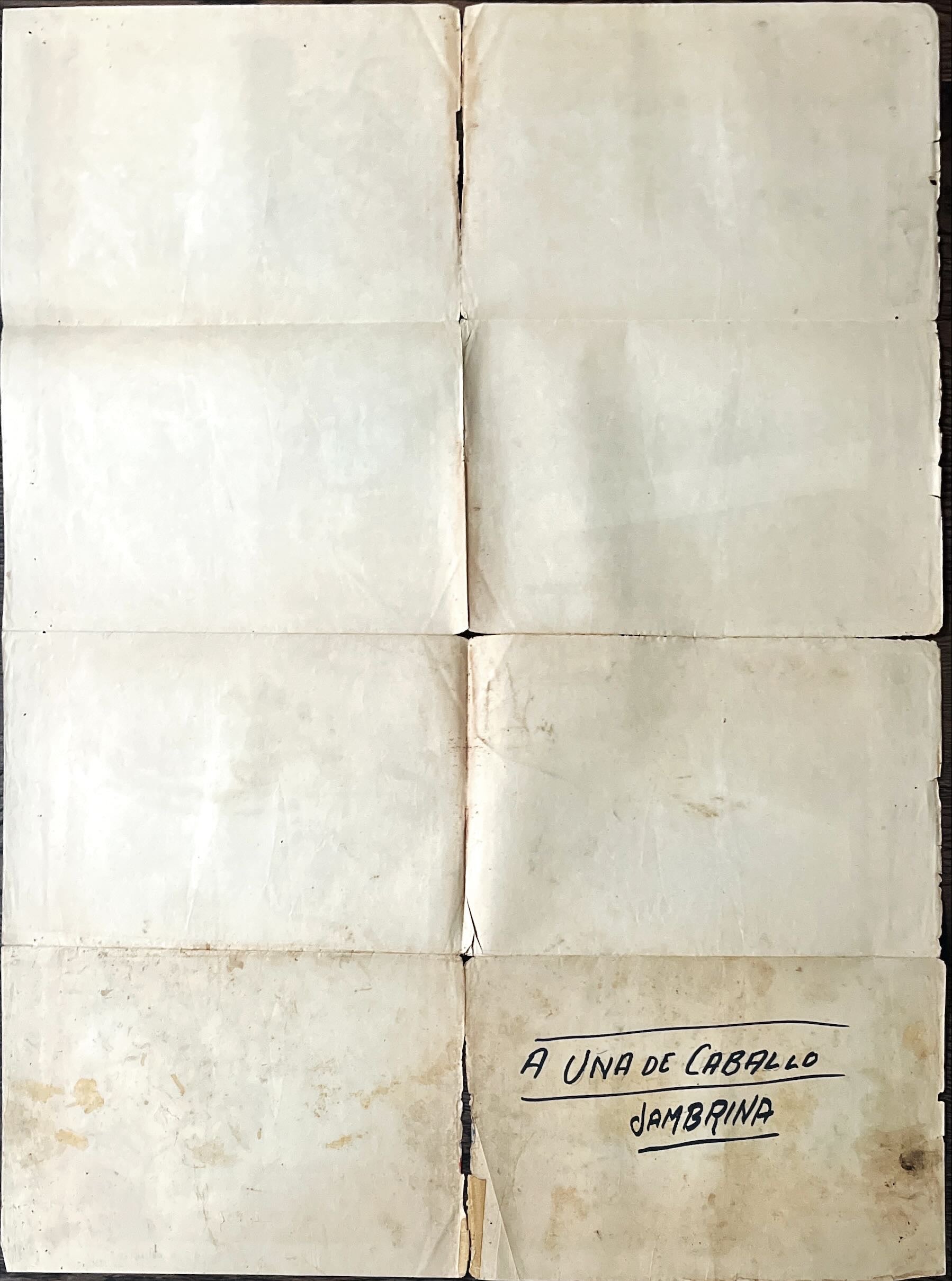 Born in the saddle, spanish 1sh 1953 cool cowboy art, he rides like crazy and shoots like blazes