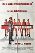 The full Monty, Spanish movie poster, style C int'l DS 1sh 1997 Peter Cattaneo, Robert Carlyle, Tom Wilkinson, Addy