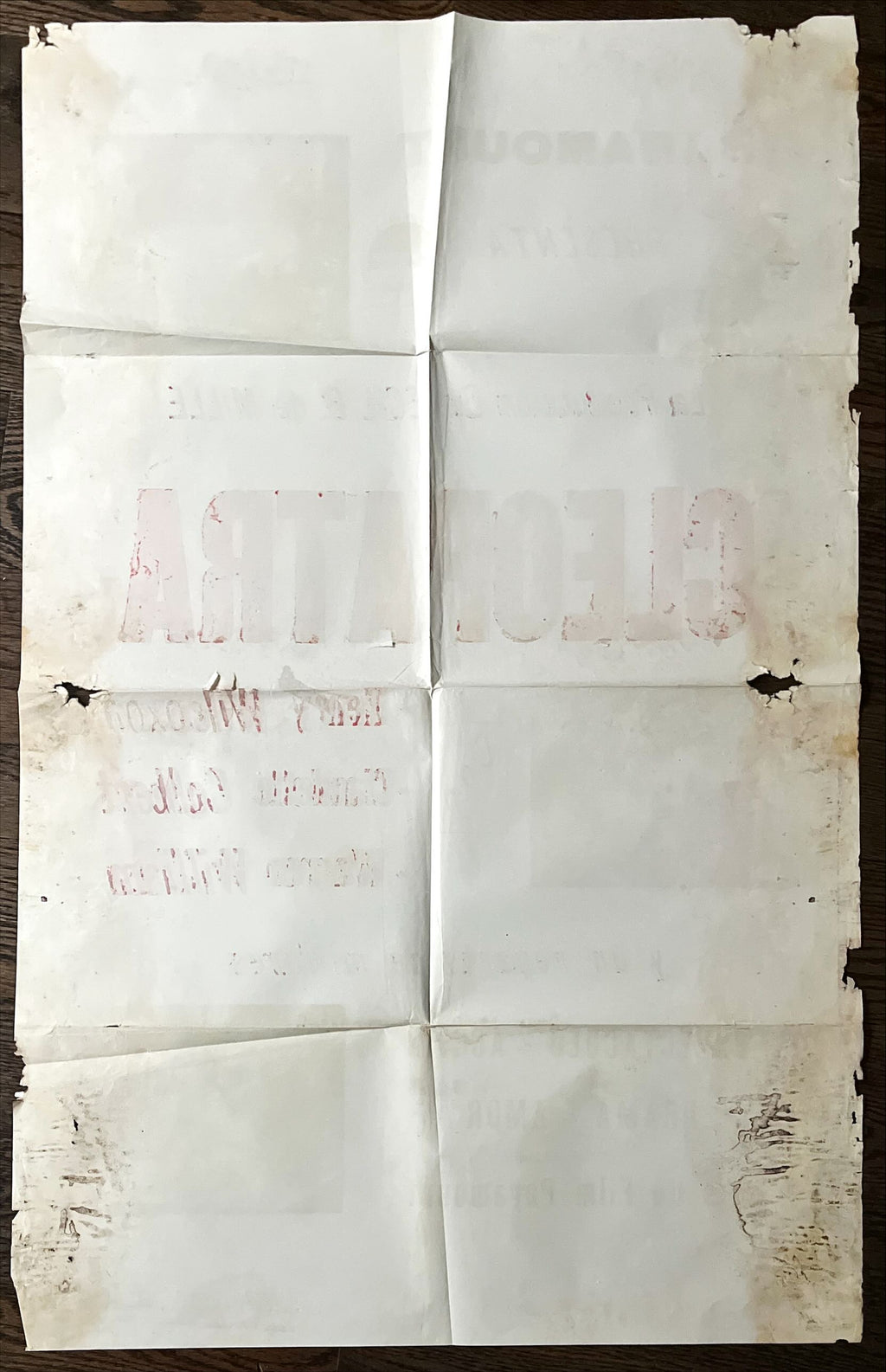 Cleopatra, '64 Liz Taylor, Richard Burton, Rex Harrison, Latin America Poster