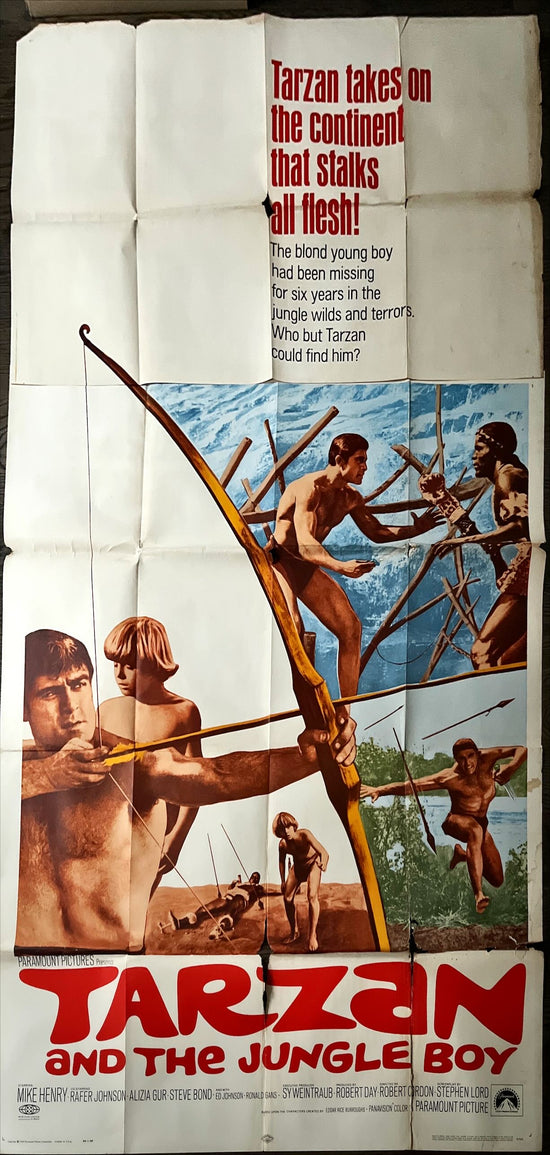 Tarzan and the jungle boy, 3sh 1968 Burroughs, could Mike Henry find him in the wild jungle