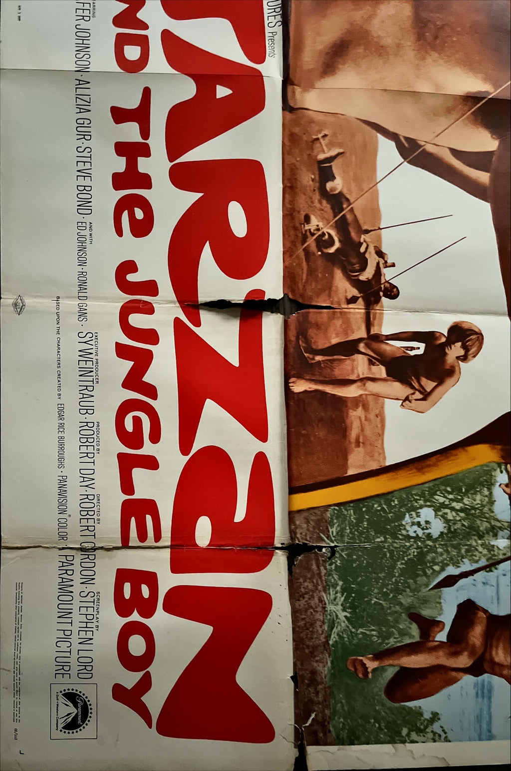 Tarzan and the jungle boy, 3sh 1968 Burroughs, could Mike Henry find him in the wild jungle