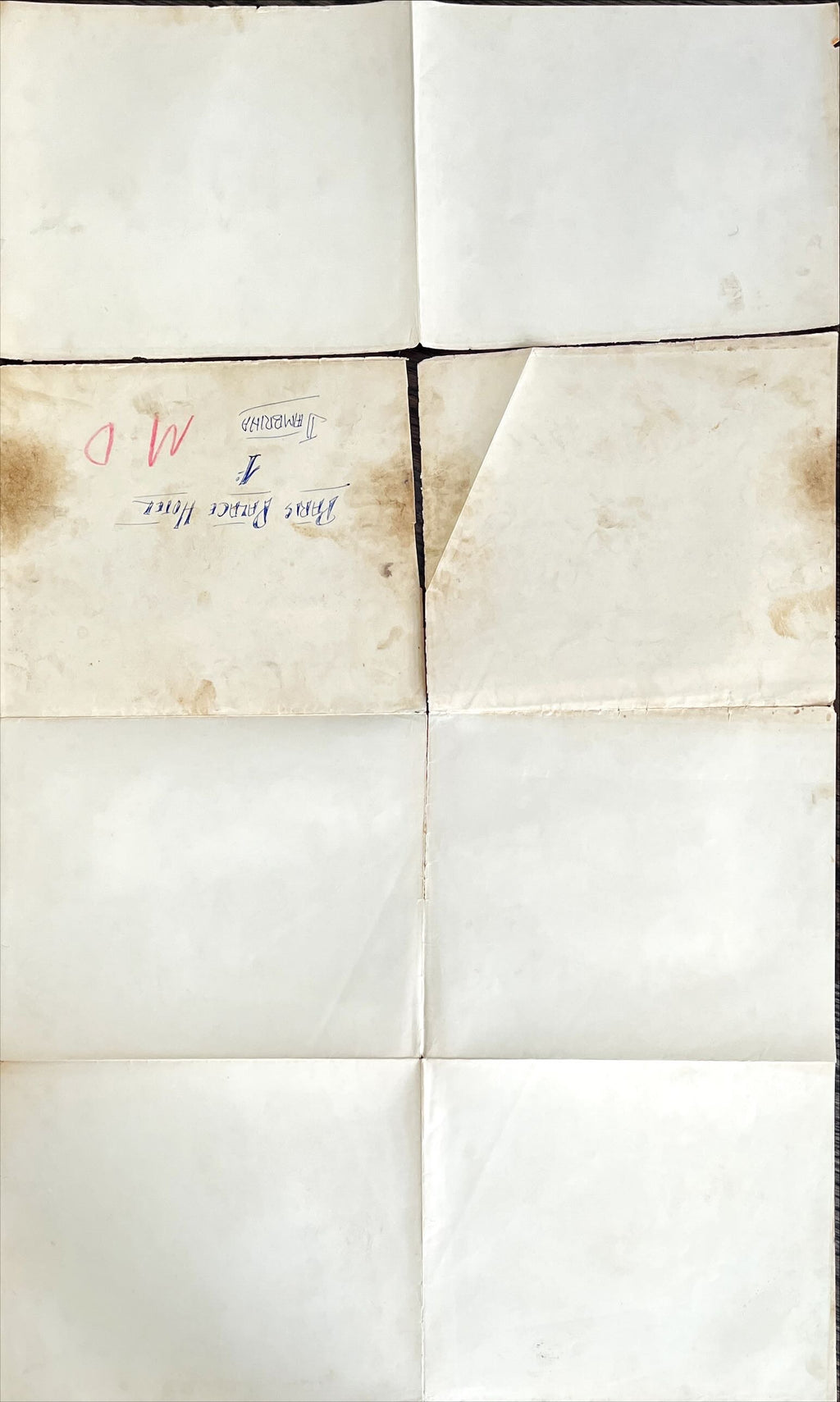 Paris palace hotel, french poster