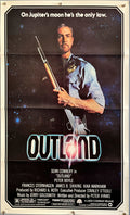 Outland, 1sh 1981 Sean Connery is the only law on Jupiter's moon