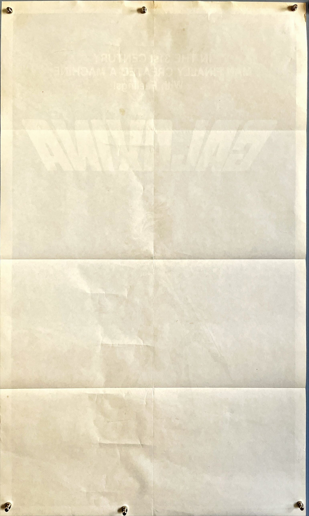 Galaxina, style A 1sh 1980 Robert Tanenbaum art of sexy Dorothy Stratten, a man-made machine