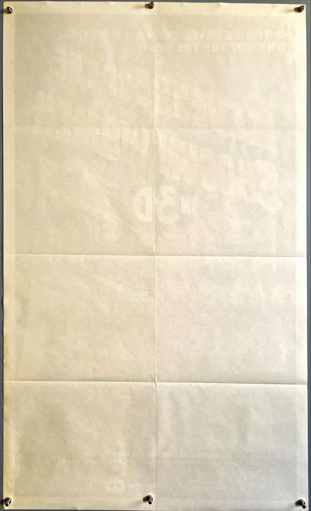 Revenge of the Shogun women, 1sh 1982 cool 3-D artwork of female ninjas on theater screen