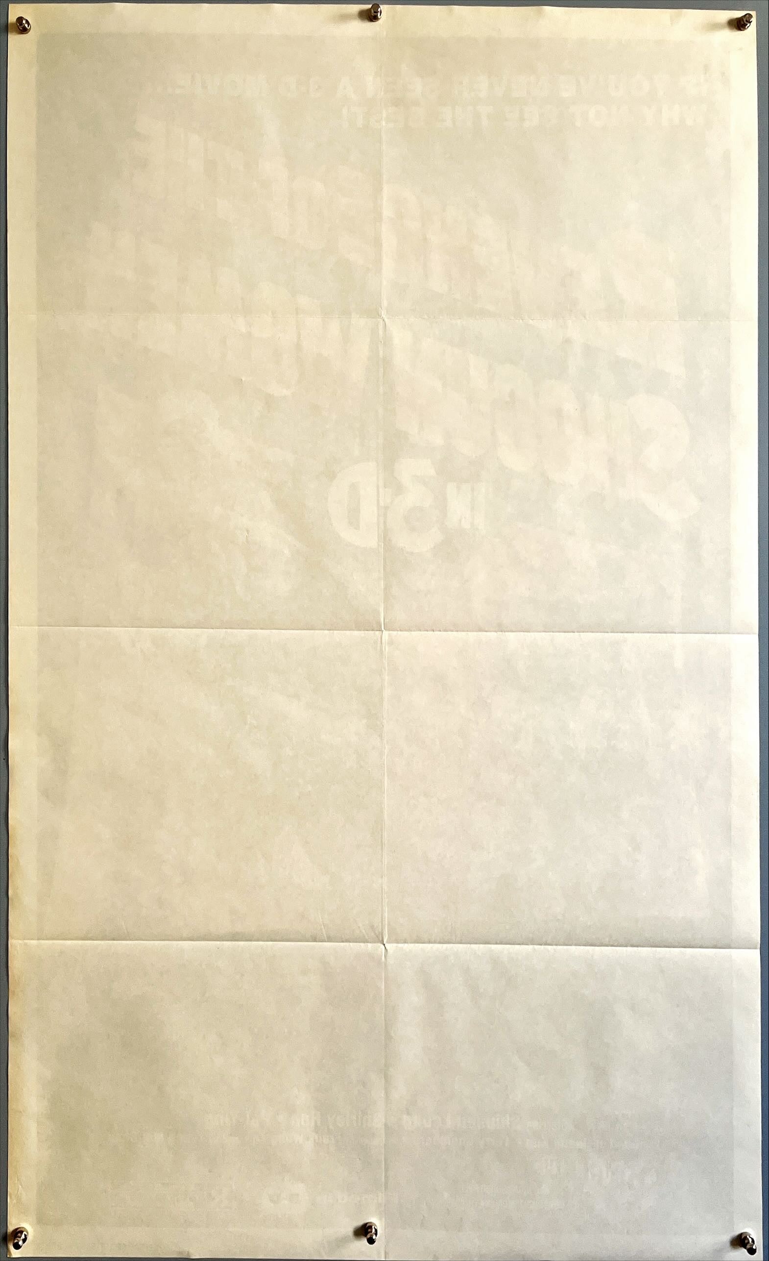 Revenge of the Shogun women, 1sh 1982 cool 3-D artwork of female ninjas on theater screen