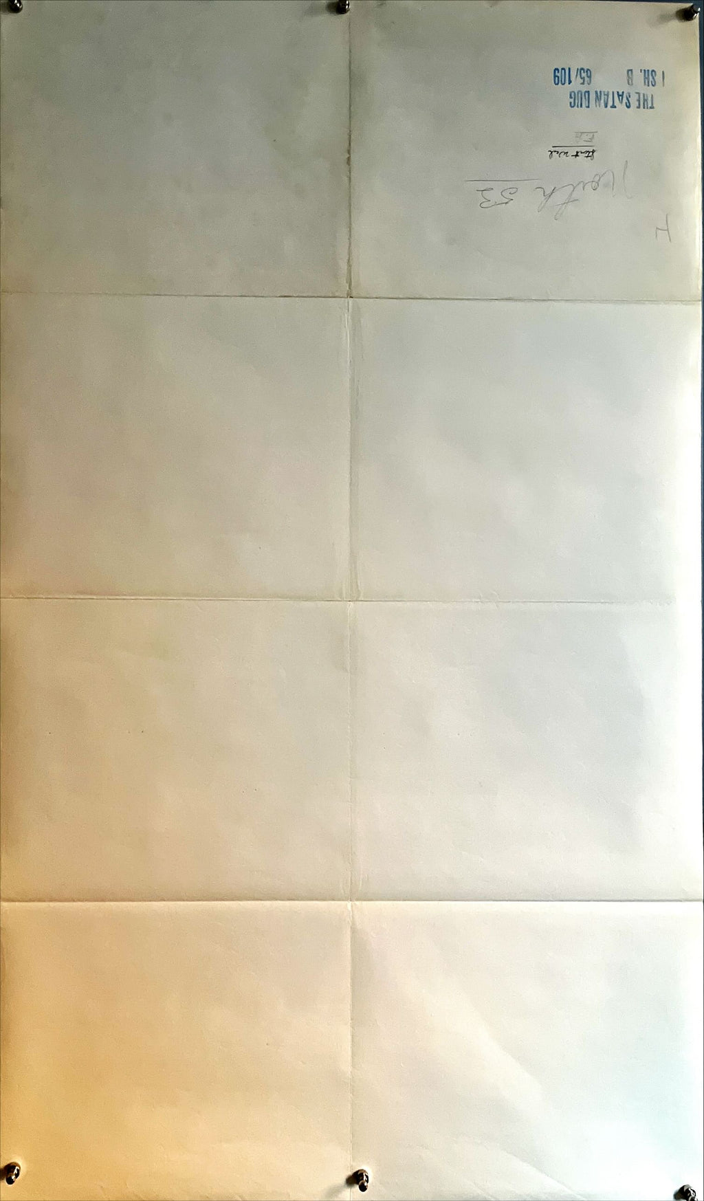 The Satan bug, style B 1sh '65 John Sturges, thousands will try, all but one will die