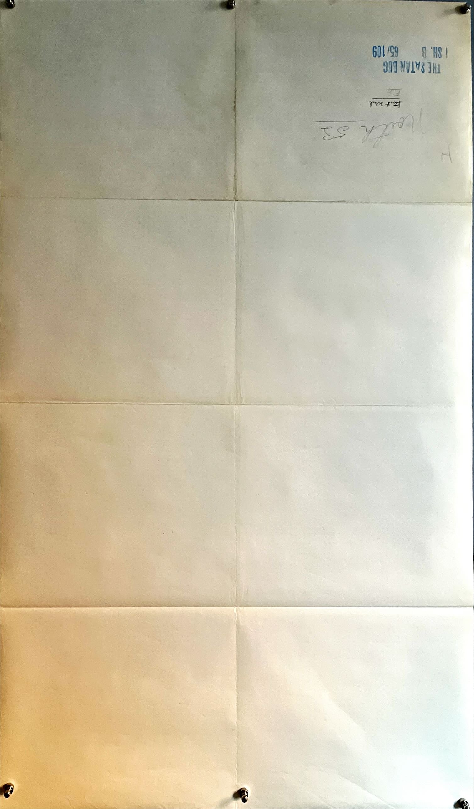 The Satan bug, style B 1sh '65 John Sturges, thousands will try, all but one will die