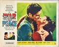 War and peace, LC #2 R1963 c/u of Audrey Hepburn kissing Vittorio Gassman, Leo Tolstoy epic