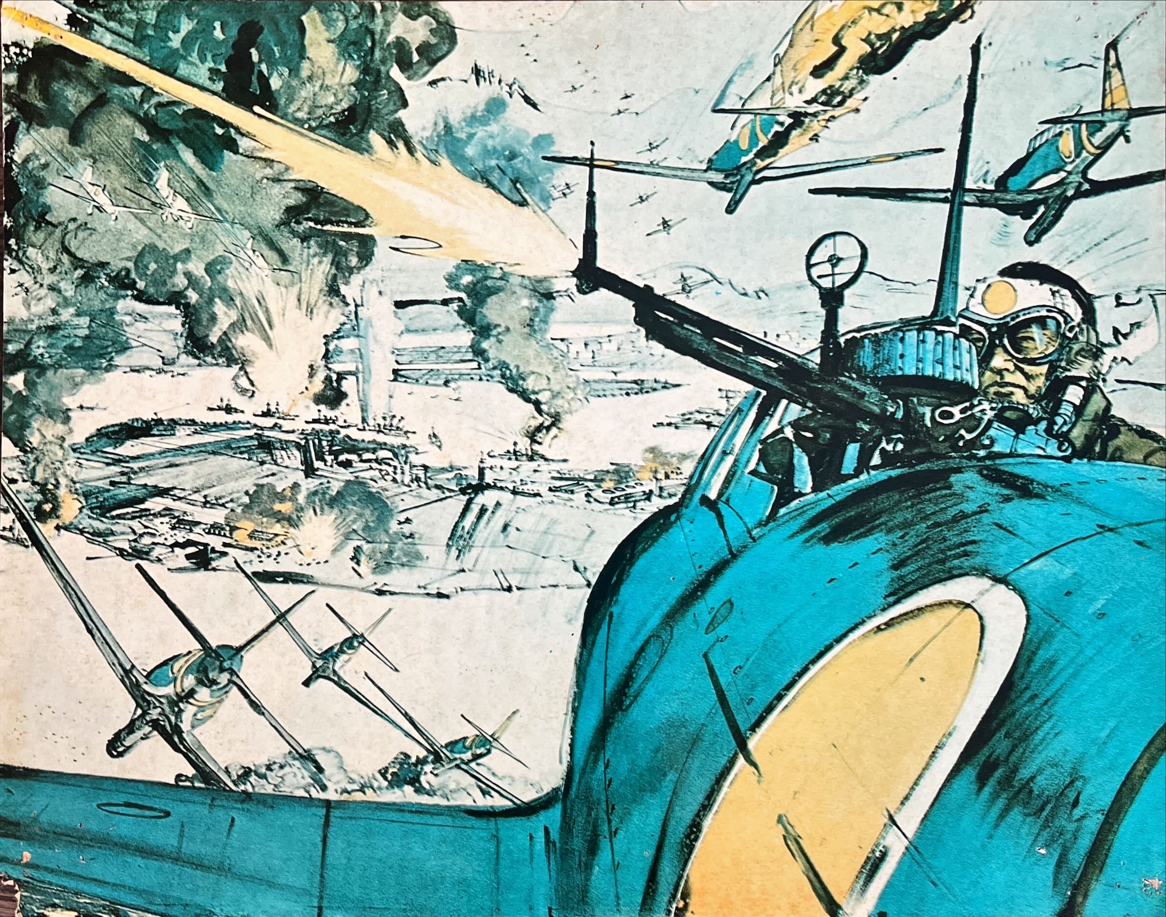 Tora tora tora 3 color 11x14 stills 1970 the attack on Pearl Harbor, Bob McCall art