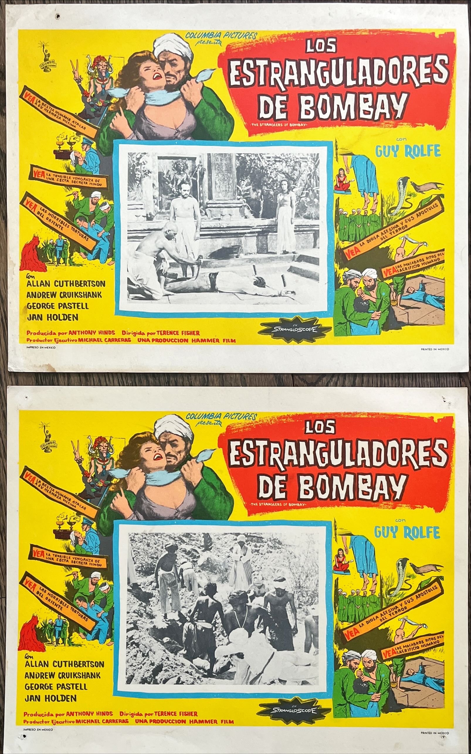 Los estranguladores de Bombay, Bombay Stranglers,  LCs '60 creepy images of bizarre murder cult