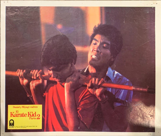 Karate Kid Part 2, 3x Mexican Lobby Cards