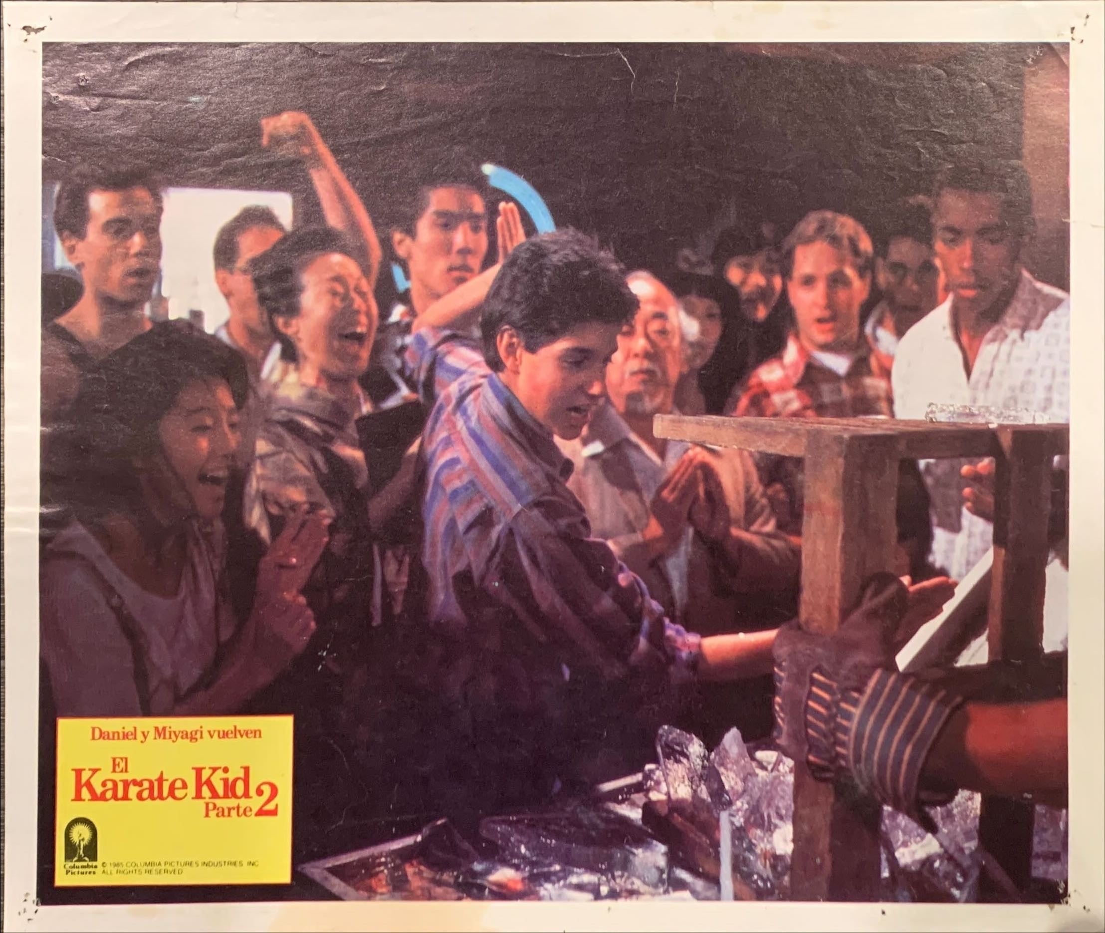 Karate Kid Part 2, 3x Mexican Lobby Cards