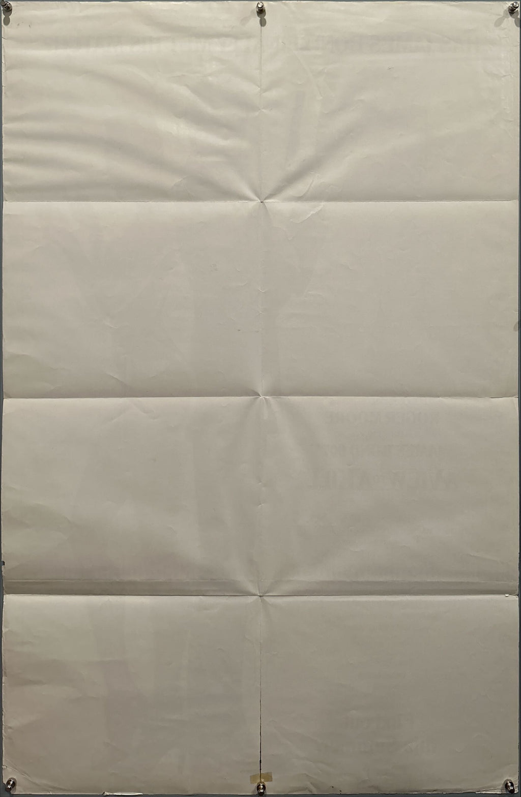 A View to a Kill, advance 1sh 1985 art of Roger Moore & Jones by Goozee over white background