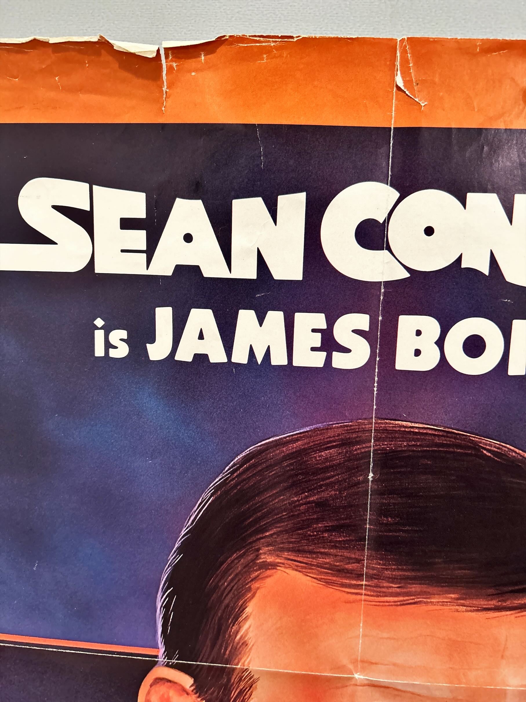 Never say Never Again, 1sh 1983 art of Sean Connery as James Bond 007 by Obrero