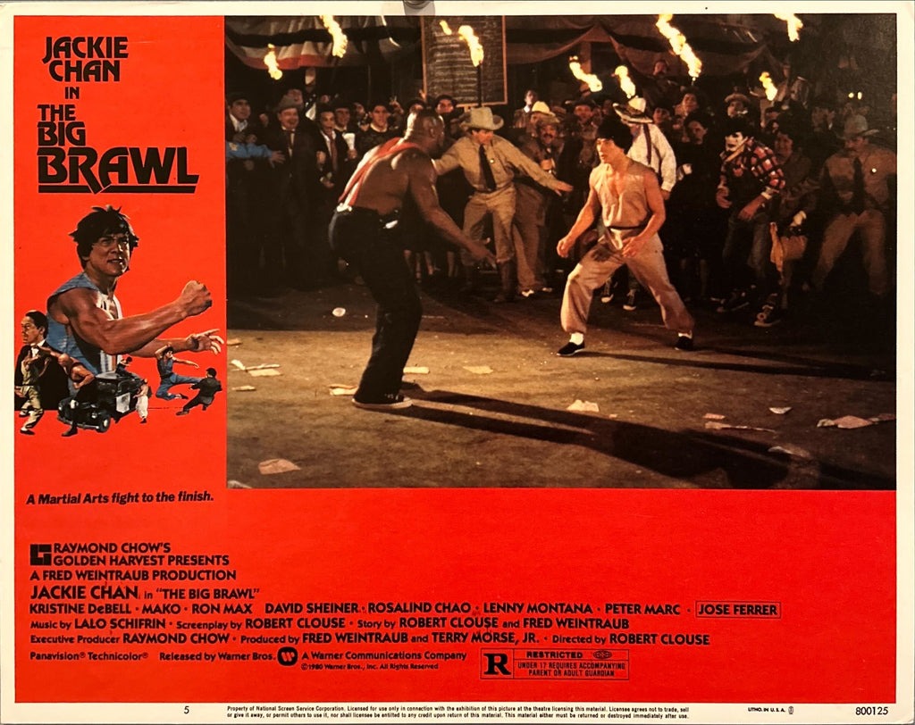 The Big Brawl,  4 Lobby Cards - 1980 - Jackie Chan