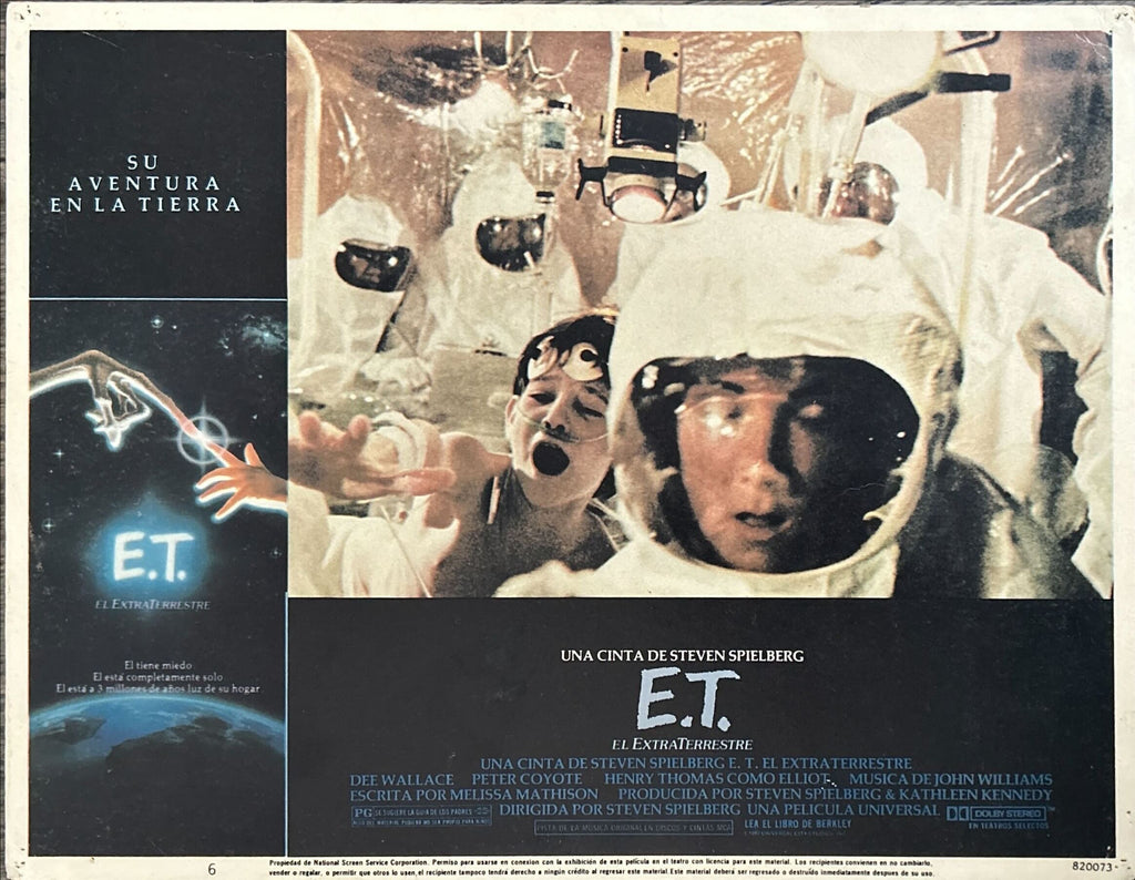 E.T. The Extraterrestrial (1982) 4x Lobby Cards - SPAN