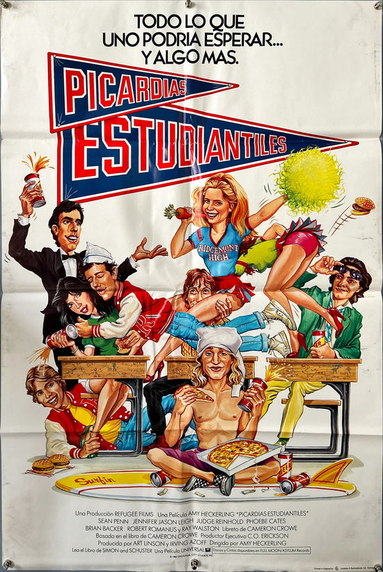 Fast Times at Ridgemont High (1982) One Sheet Movie Poster - SPAN