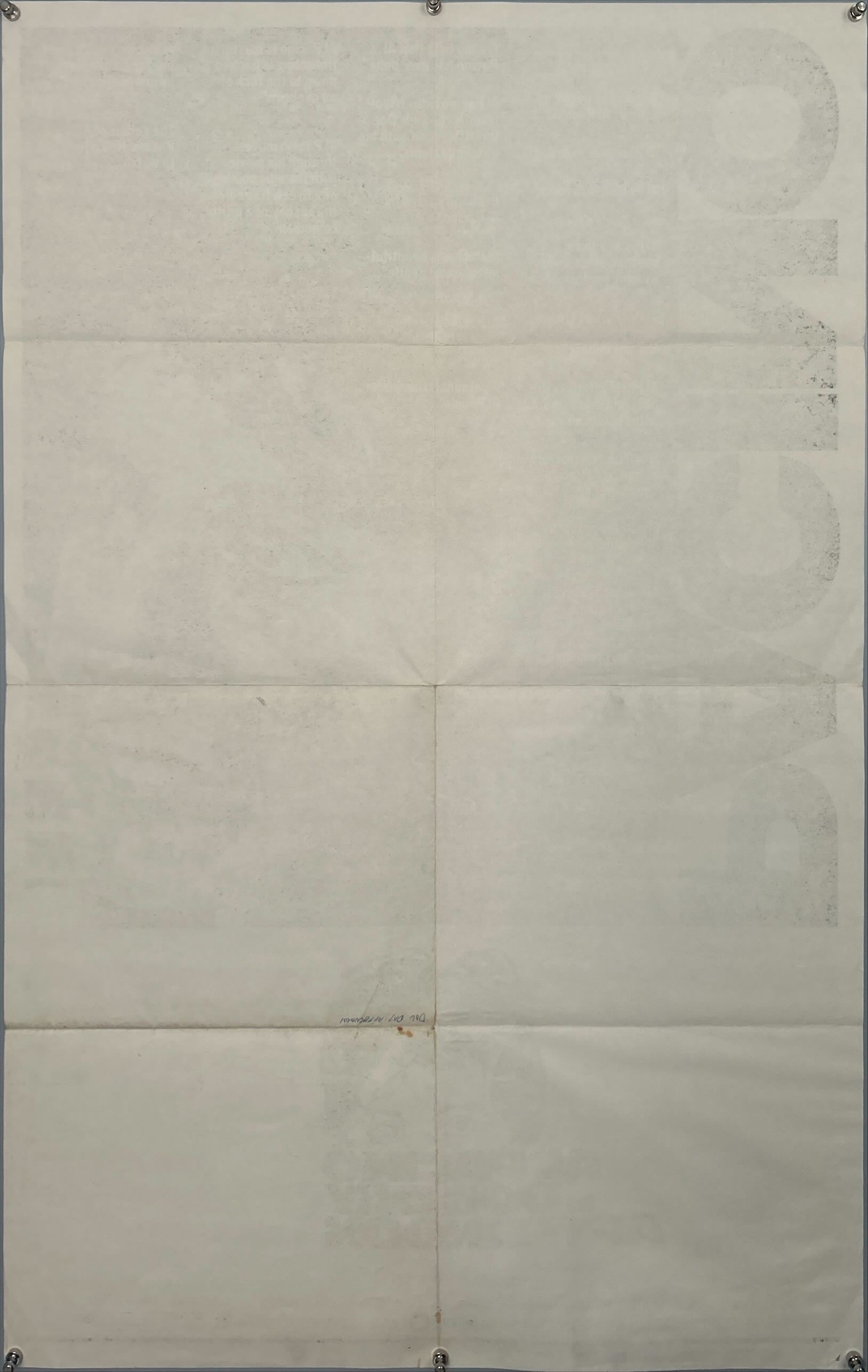 Dog day afternoon 1sh 1975 different image of Al Pacino, ultra rare reviews style