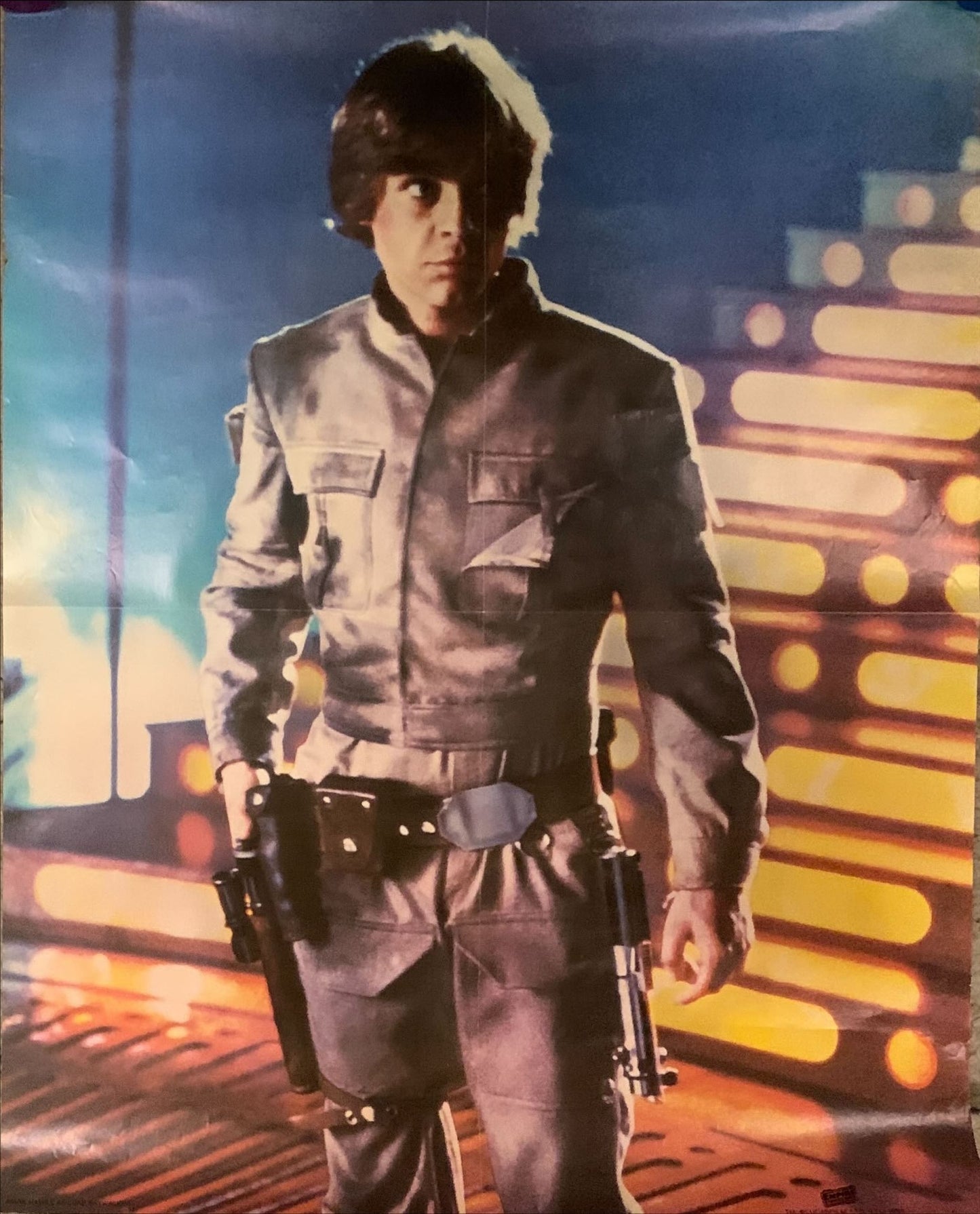 Empire Strikes Back 22x28 special poster 1980 Star Wars, full-length Luke Skywalker